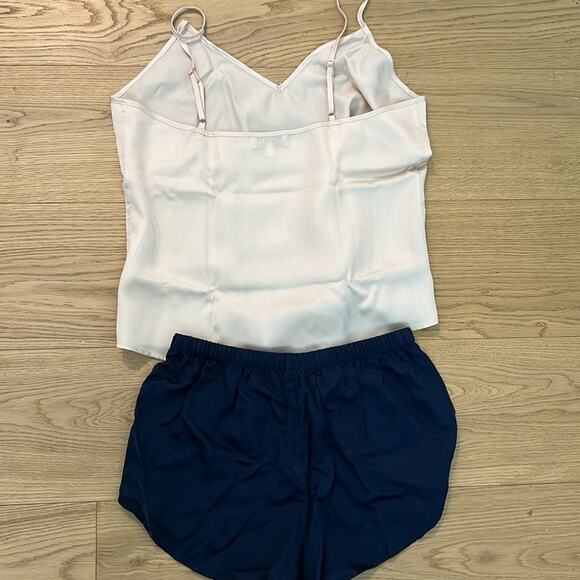 NWT $198 Anthropologie SET by ETTITUDE bamboo shorts XS & camisole M - Picture 8 of 9
